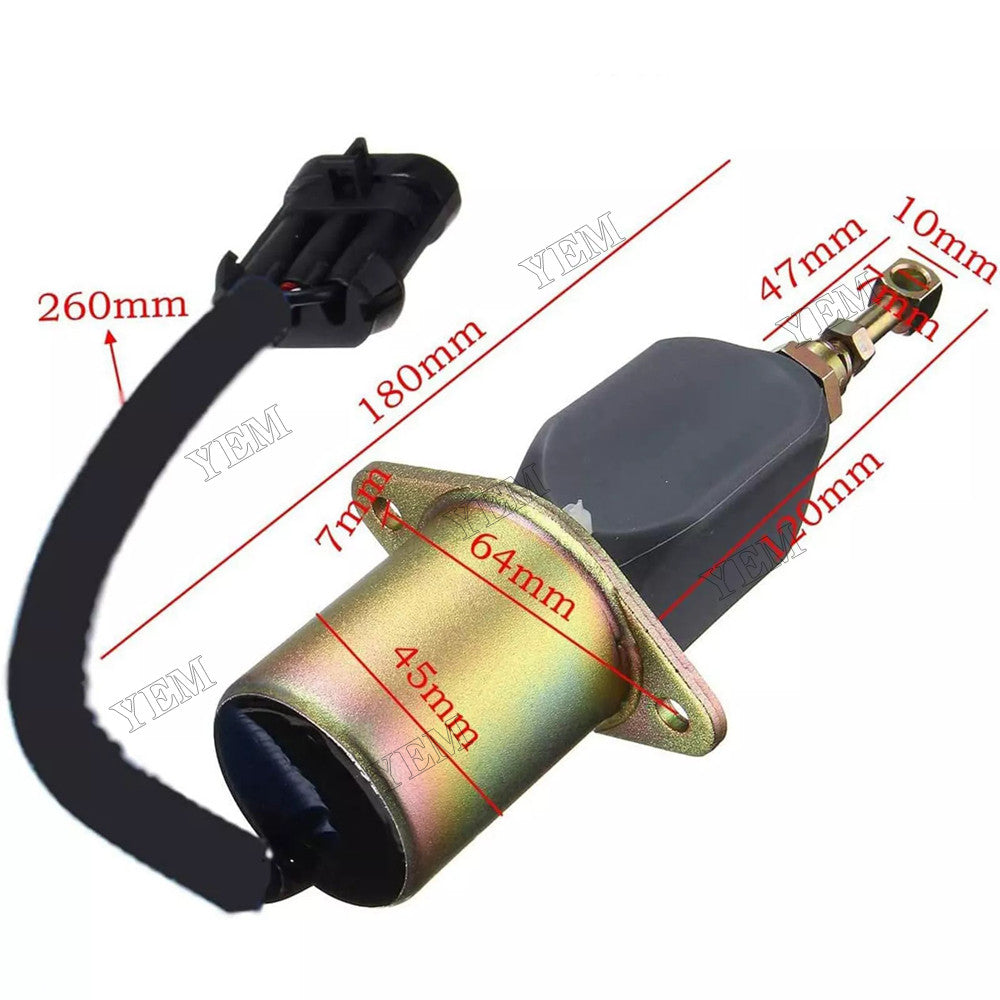 Engine 24V Stop Solenoid 3800723 SA-4981-24 for Cummins For Cummins