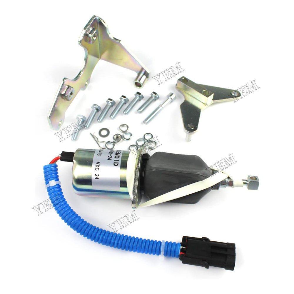 For Cummins 6BT Engine 24V Stop Solenoid 1752ES SA-4026-24
