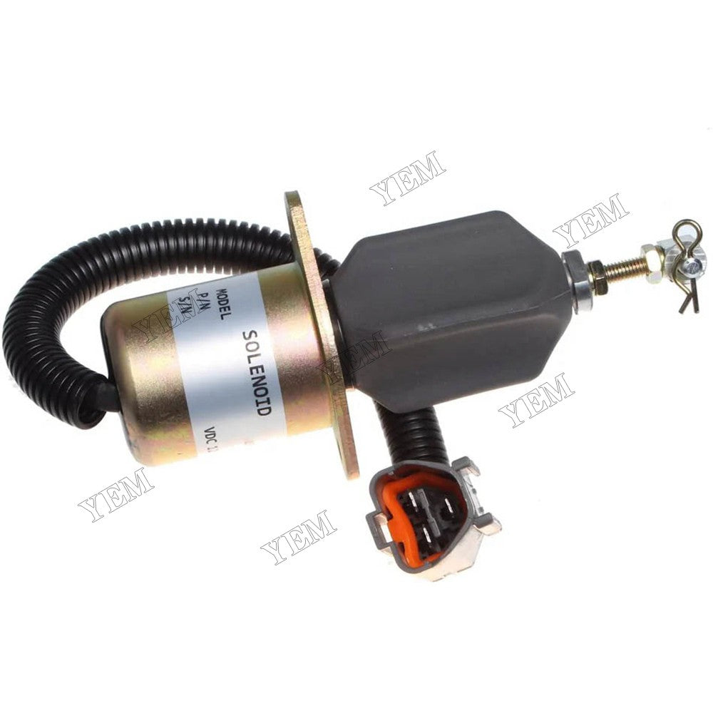 For Hyundai R55-7 R60-5 Volvo EC55 ECR88 Yanmar Vio55 Vio75 Engine 4TNV94 4TNE94L 4TNV98 Fuel Solenoid 129953-77811 1751ES-12A3UC12B1S SA-4673-S For Yanmar