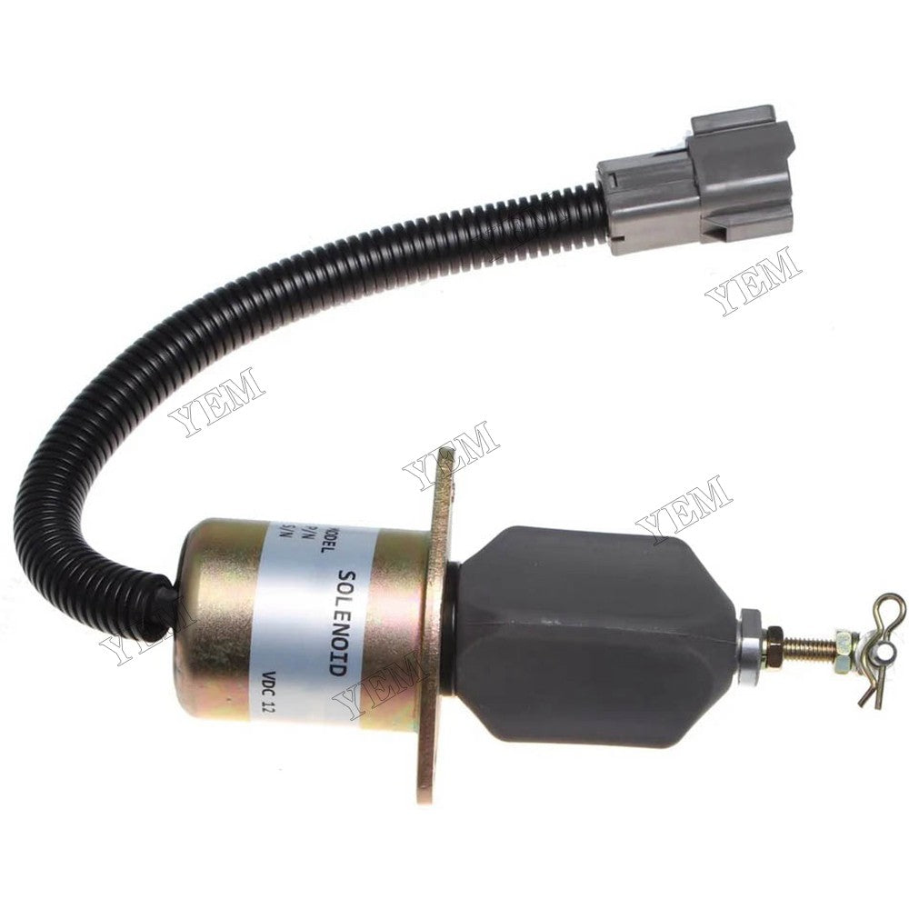 For Hyundai R55-7 R60-5 Volvo EC55 ECR88 Yanmar Vio55 Vio75 Engine 4TNV94 4TNE94L 4TNV98 Fuel Solenoid 129953-77811 1751ES-12A3UC12B1S SA-4673-S For Yanmar