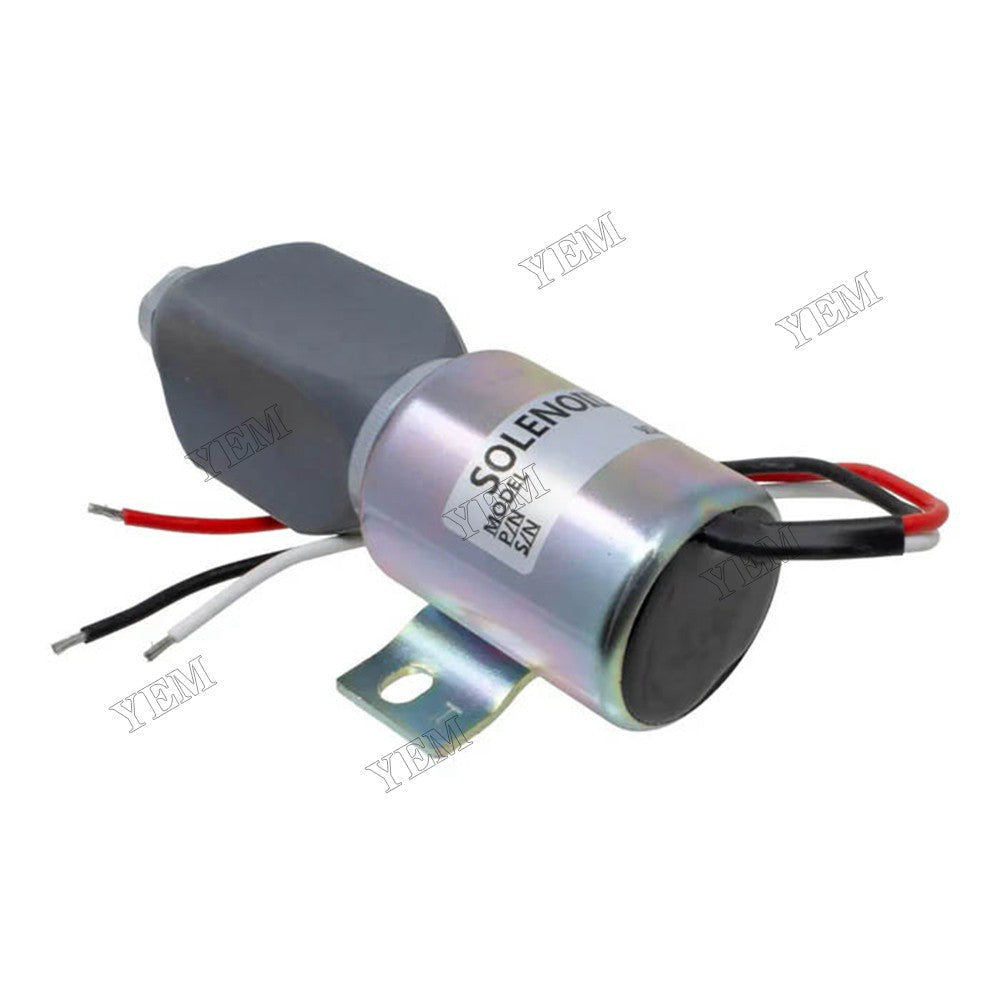 For Kubota Diesel Engine 21HP 91-05 Grasshopper Mower 721D2 12V Stop Solenoid SA-3786-12 1753ES-12E6ULB1S1