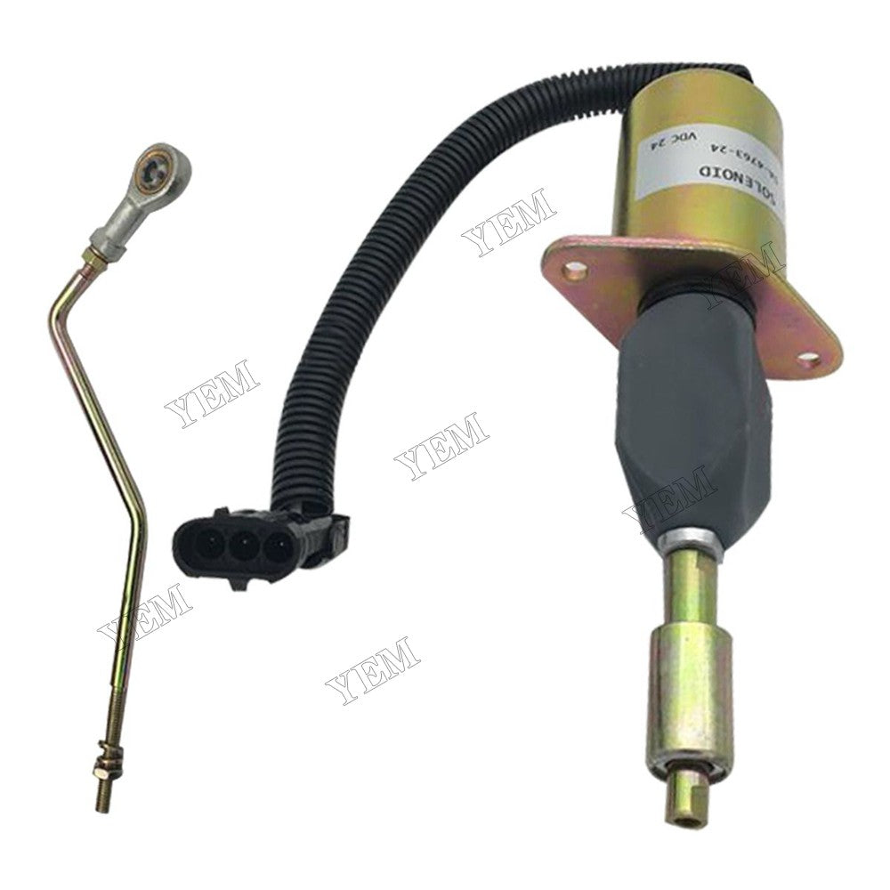 For Cummins 8.3L 5.9L Engine Fuel Shutoff Solenoid Valve 3935459 SA-4763-24 24V