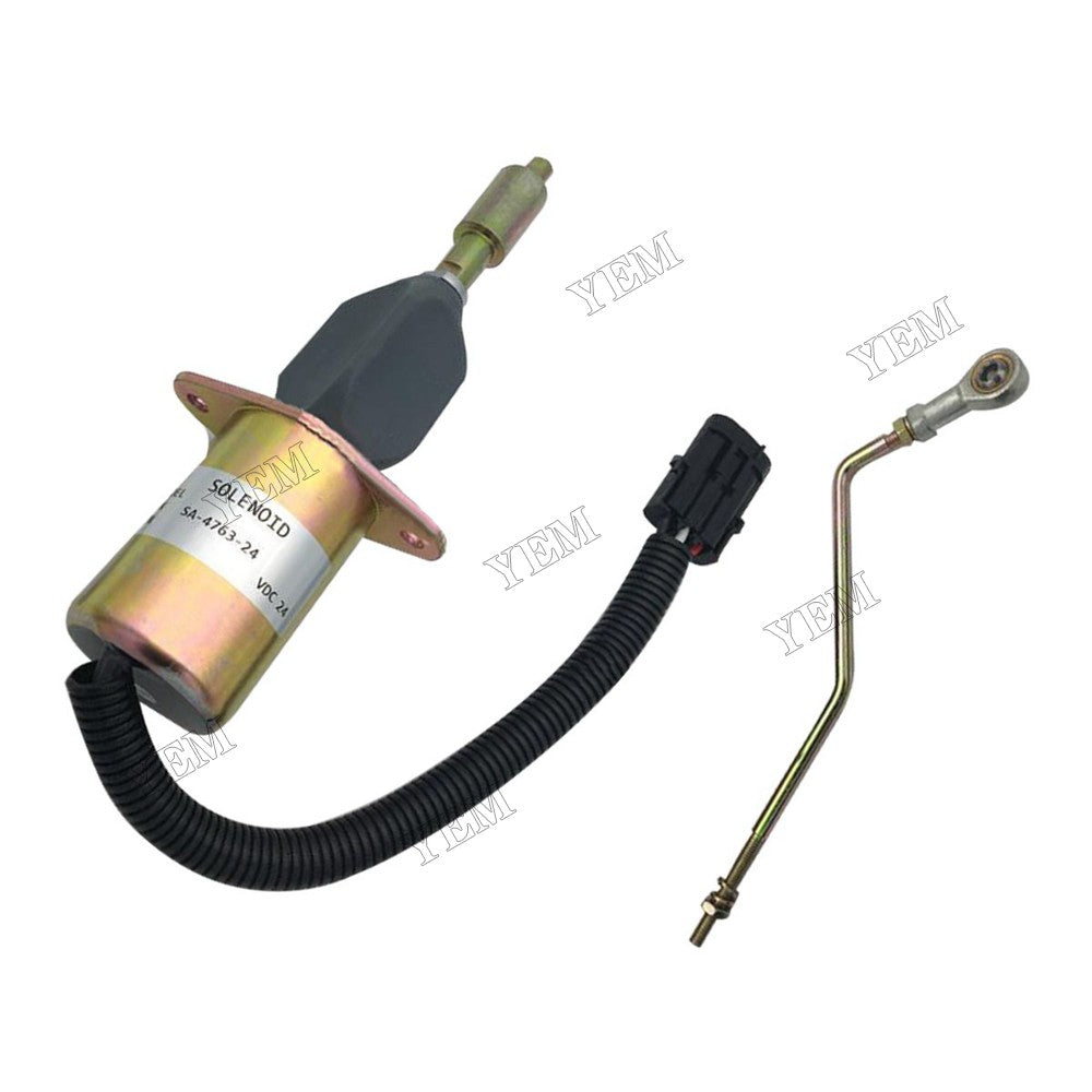 For Cummins 8.3L 5.9L Engine Fuel Shutoff Solenoid Valve 3935459 SA-4763-24 24V For Cummins
