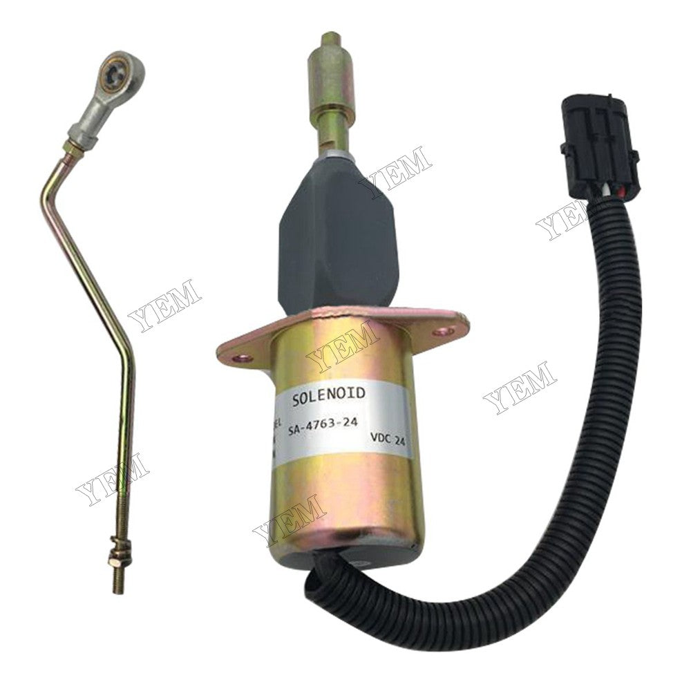 For Cummins 8.3L 5.9L Engine Fuel Shutoff Solenoid Valve 3935459 SA-4763-24 24V For Cummins