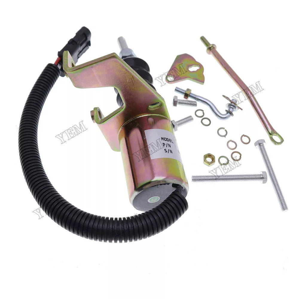 For Deutz Engine F4L913 Genie Boom Lift S-80 S-85 S-100 S-105 S-120 S-125 Z-80-60 12V Shutdown Solenoid 75366GT