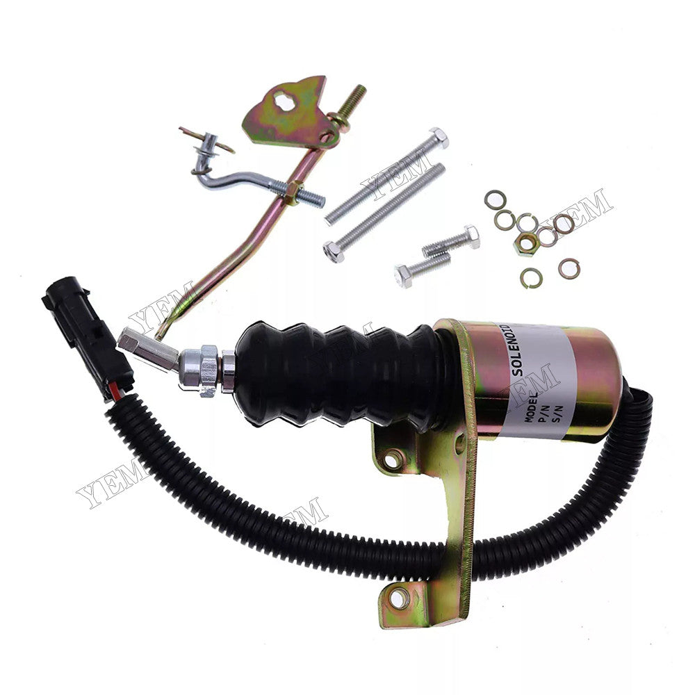 For Deutz Engine F4L913 Genie Boom Lift S-80 S-85 S-100 S-105 S-120 S-125 Z-80-60 12V Shutdown Solenoid 75366GT For Deutz