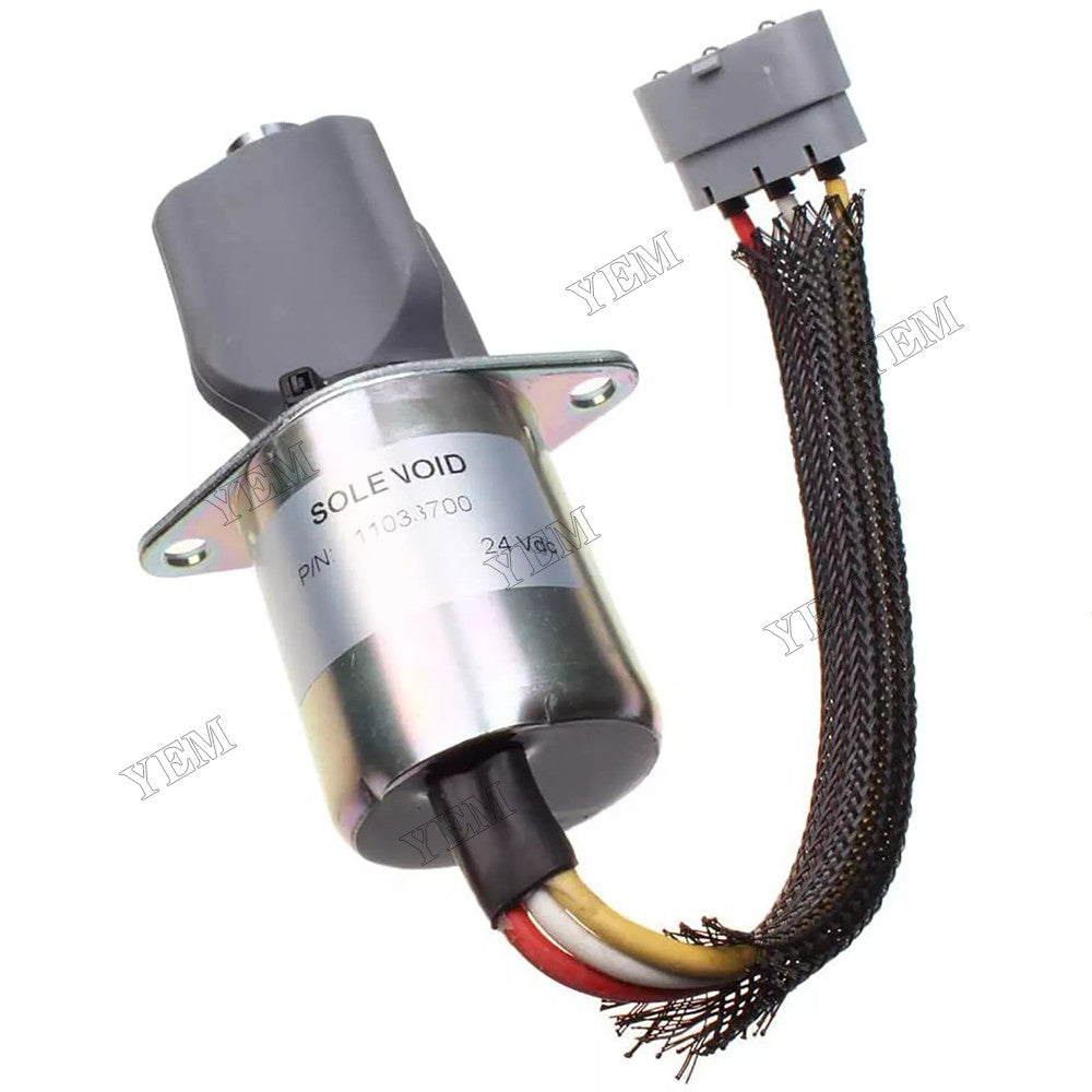 For Volvo Wheel Loader L70B L70C L330C 24V Stop Solenoid 6785-5121 VOE11033700 For Volvo