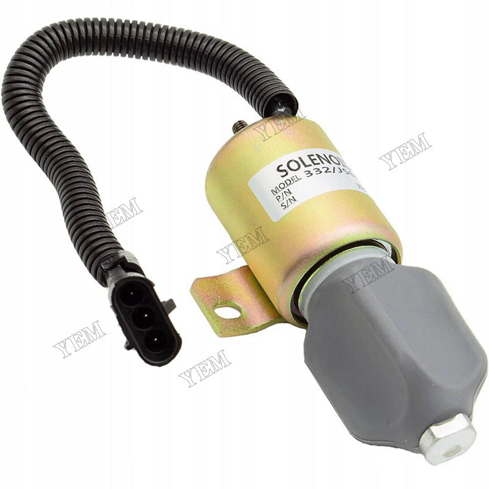 For JCB 3CX 4CX Excavator Stopper Motor 12 Volt Isuzu Engine Stop Solenoid 332-J5060