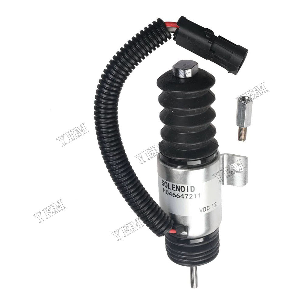 For Mustang Gehl Loader 930A John Deere Mower F911 F925 F932 F935 Fuel Shutoff Solenoid 420-35448 For John Deere