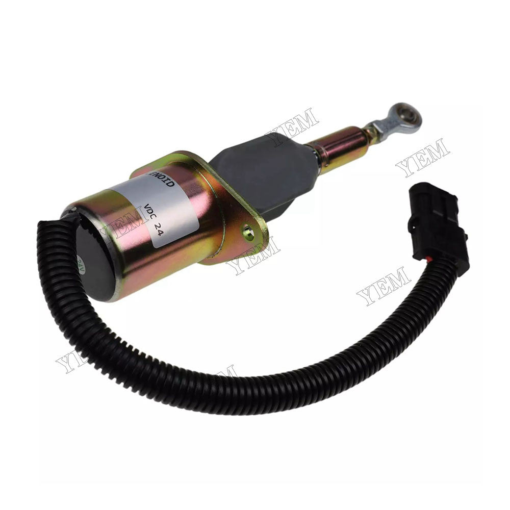 For CASE Crawler Dozer 1850K 1850K-LGP 1850K-LT 24V Fuel Shutoff Solenoid 87420951
