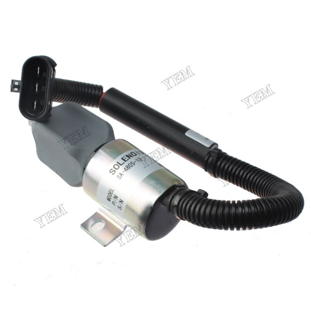 For Kubota Engine With Coil Commander 12V 1A 62.2mm Shut Down Solenoid SA-4805-12 1753ES-12E6UC4B1S1CC43 For Kubota