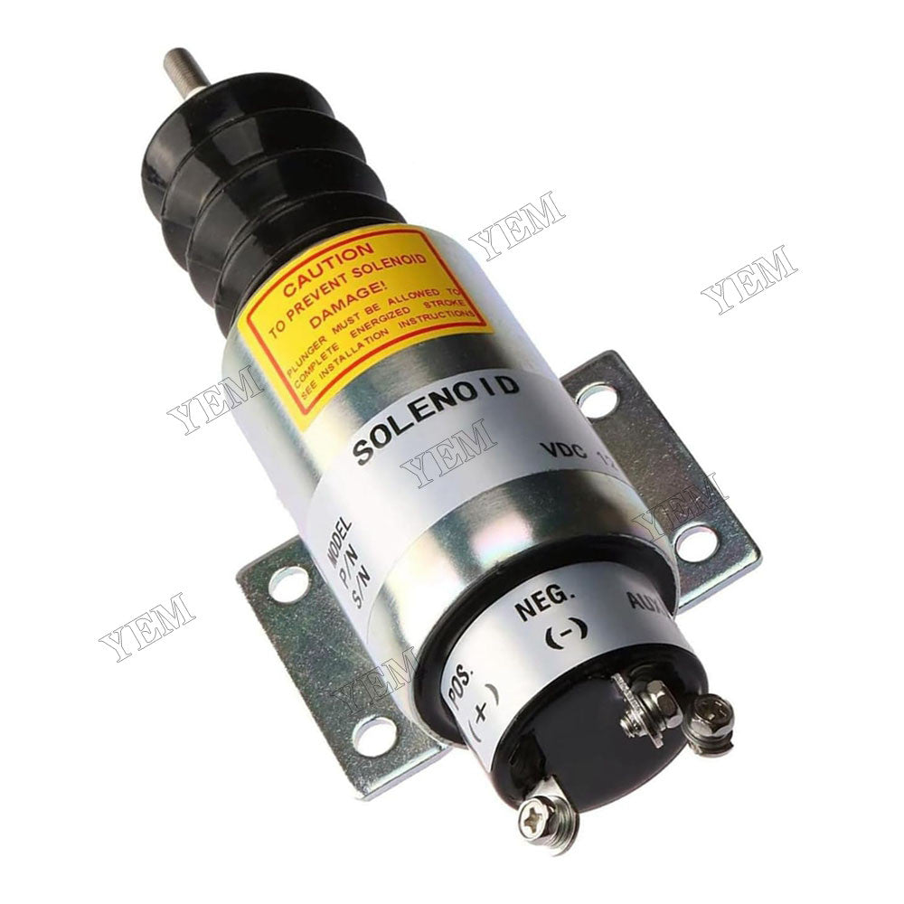 For Woodward 3 Terminals 12V Fuel Shut Down Solenoid SA2606-A 2001-12E2U1B2S1A