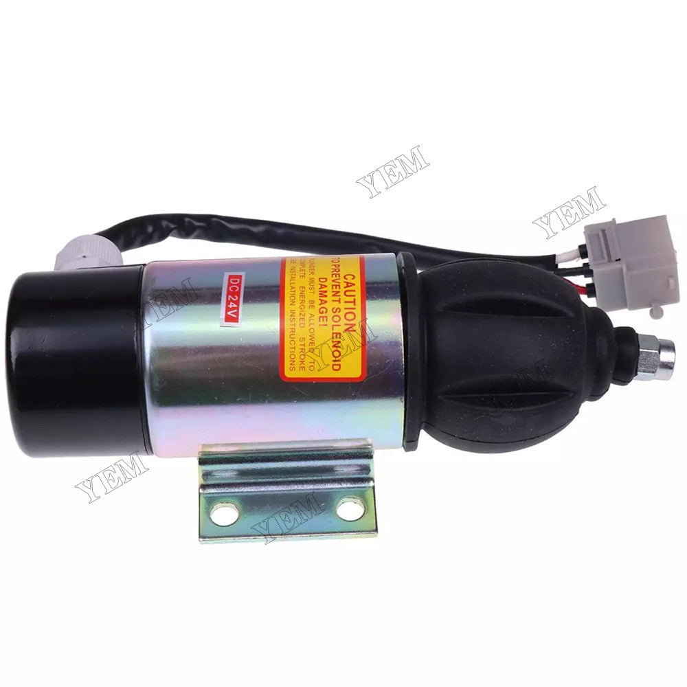 For Volvo Penta TAMD61A Shutoff Solenoid Valve 3 Lines OE52318 51557 872825 873754 24V For Volvo