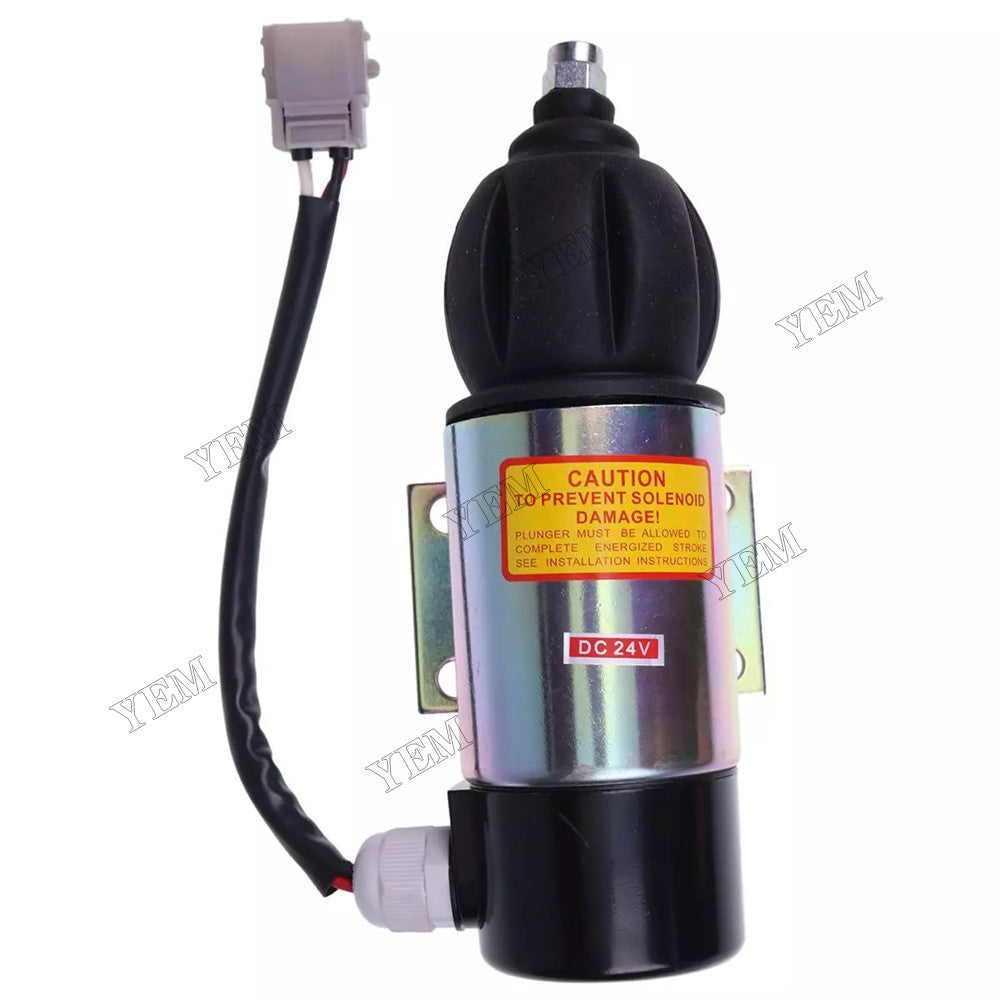 For Volvo Penta TAMD61A Shutoff Solenoid Valve 3 Lines OE52318 51557 872825 873754 24V For Volvo