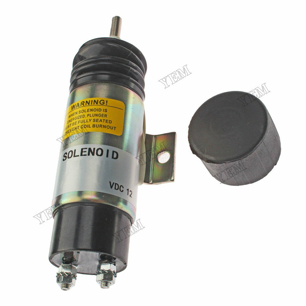 For Kubota Engine WG750 DF752 DF-750 DF972 D905 2 Terminals 12V Dual Coil Pull Solenoid D610-B1V12 68990-015