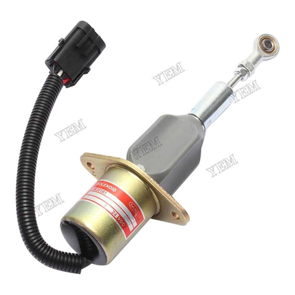 For Cummins Engine 6CT 6BT Hyundai HL760 R290LC-3 24V Fuel Shut Off Solenoid 3928161 SA-4293-24 For Cummins