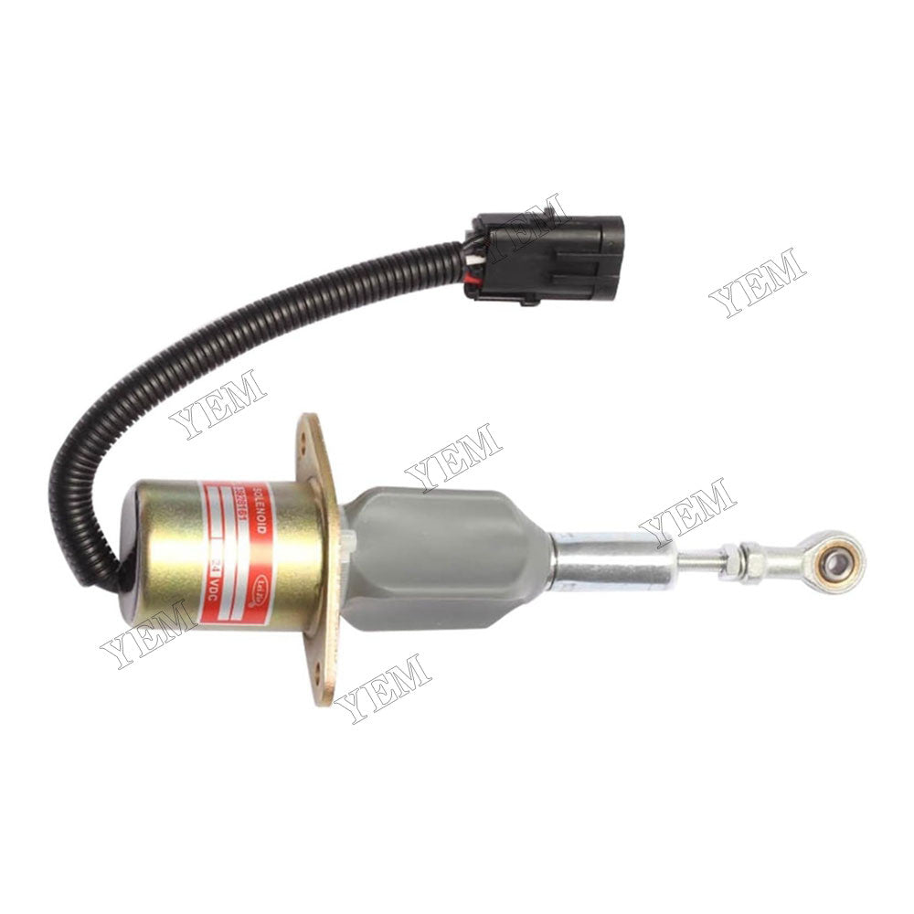 For Cummins Engine 6CT 6BT Hyundai HL760 R290LC-3 24V Fuel Shut Off Solenoid 3928161 SA-4293-24 For Cummins