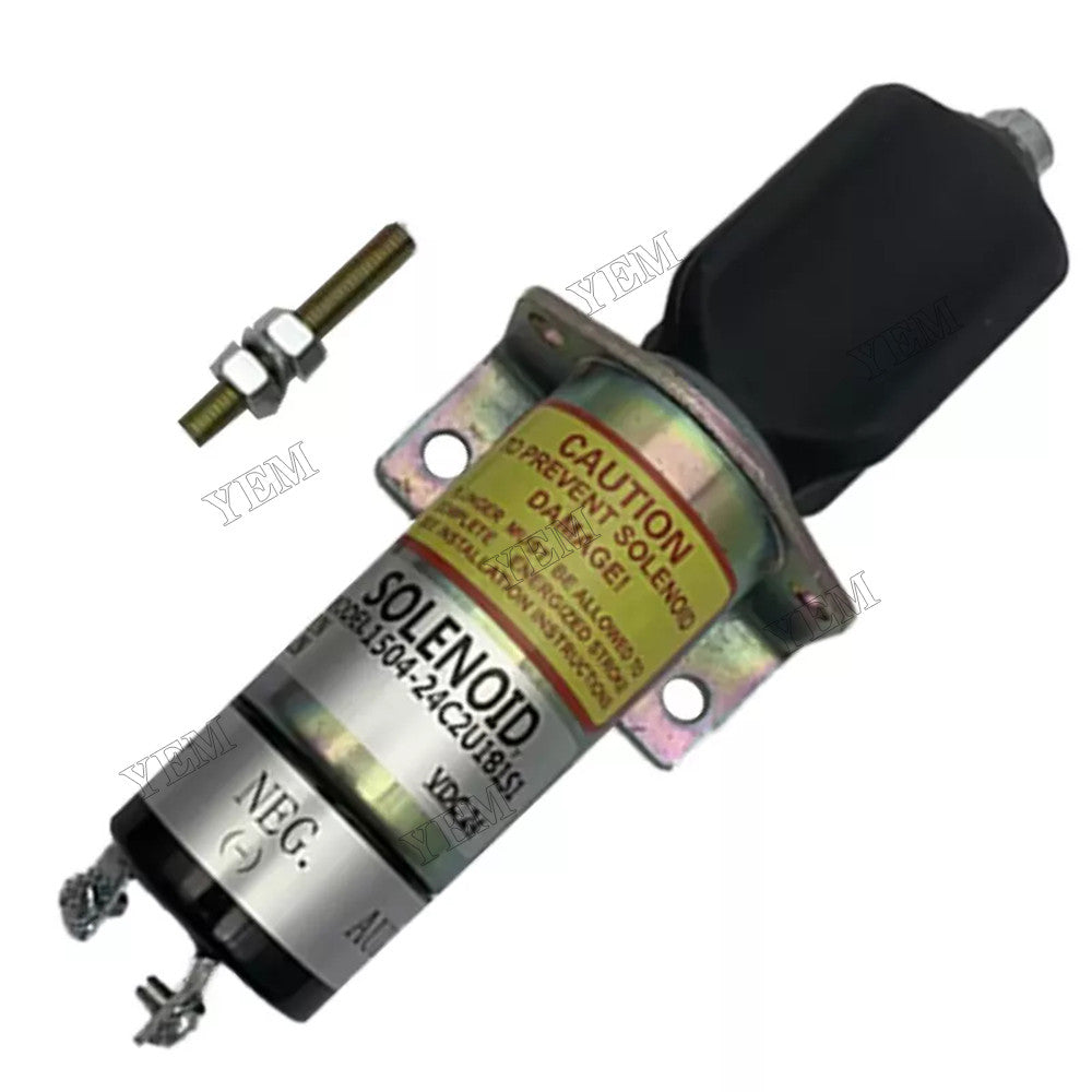 For Kubota Engine DF750 24V Stop Solenoid 1504-24C2U1B1S1 1500-2057 For Kubota