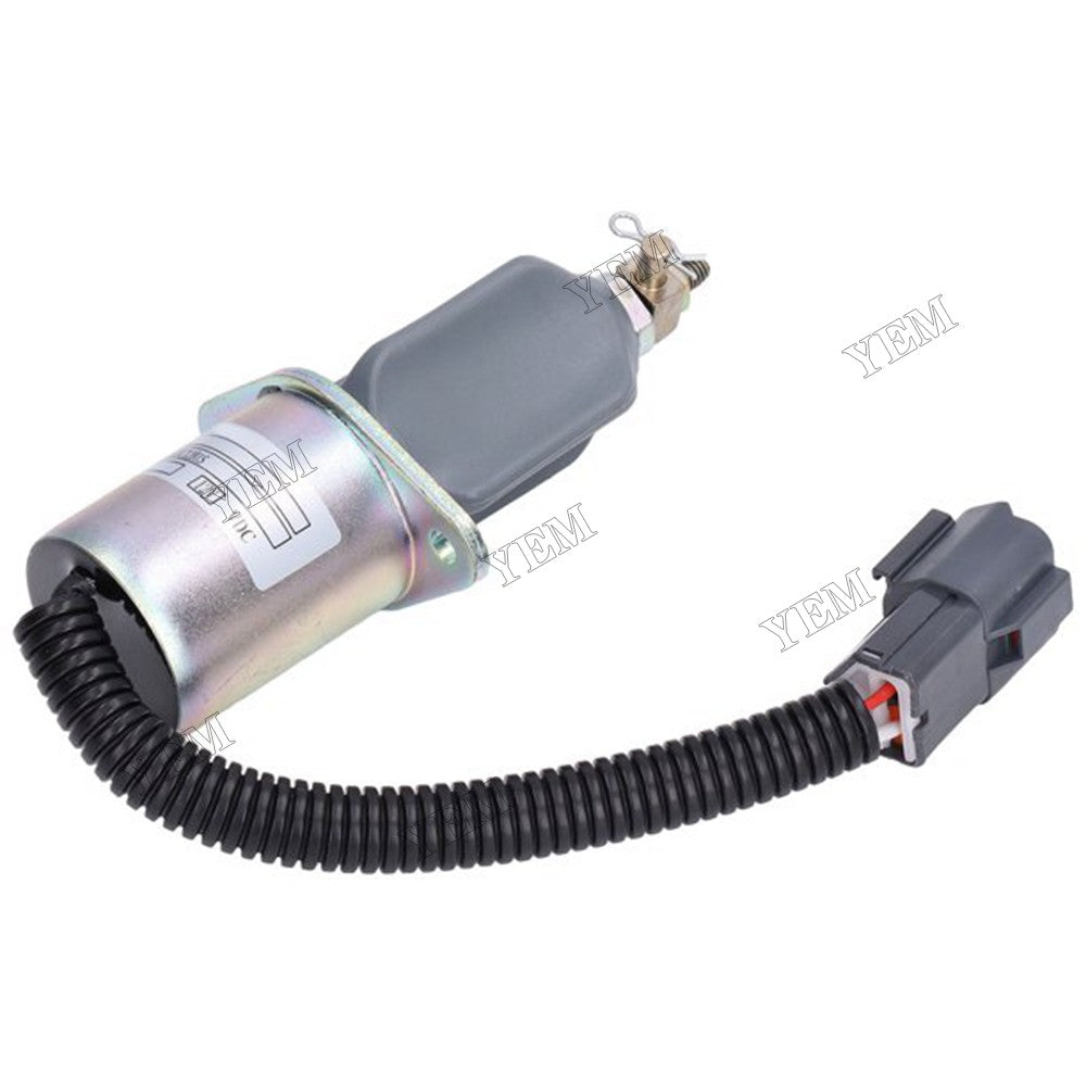 For Hyundai R60-5 R60-6 R210-5 R335-7 12V 3A Fuel Stop Oil Solenoid Valve 1751ES-12A3UC12BIS For Hyundai