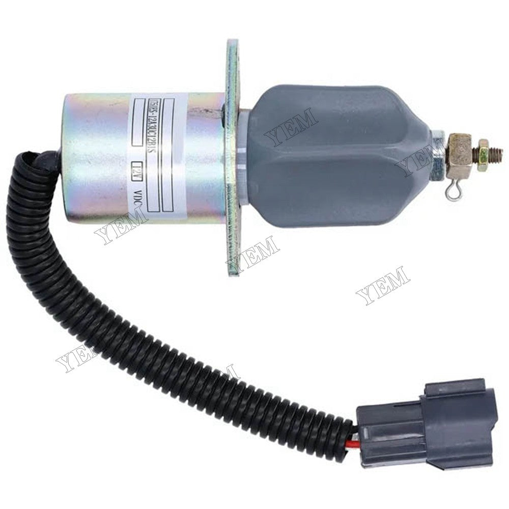 For Hyundai R60-5 R60-6 R210-5 R335-7 12V 3A Fuel Stop Oil Solenoid Valve 1751ES-12A3UC12BIS For Hyundai