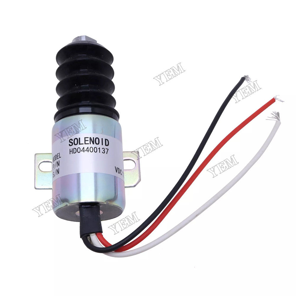 For Hyundai Excavator R200-5E R200-5 Fuel Shutdown Solenoid 1756ES-12E3ULB1S5 SA-4735-12