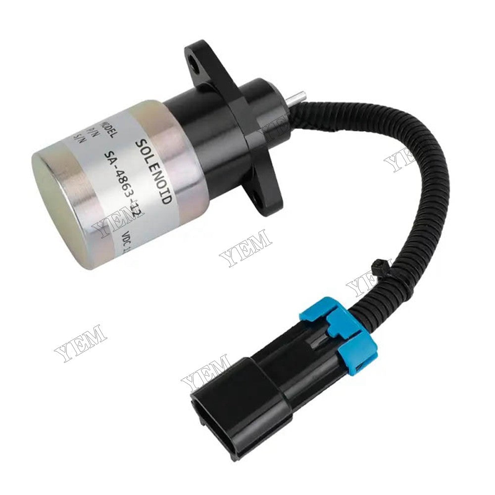 For Kubota Woodward Engine 12V Stop Solenoid 0175-12A5C9S SA-4863-12 For Kubota