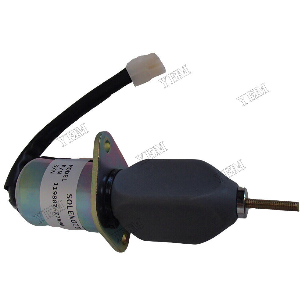 For Yanmar Engine 4TNE106 4TNE106T Gehl Skid Loader SL7600 SL7800 Fuel Shut Off Solenoid 425-36117