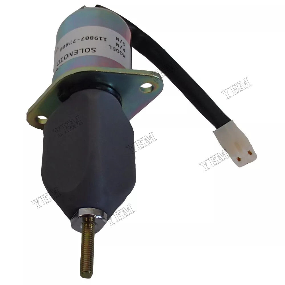 For Yanmar Engine 4TNE106 4TNE106T Gehl Skid Loader SL7600 SL7800 Fuel Shut Off Solenoid 425-36117 For Yanmar