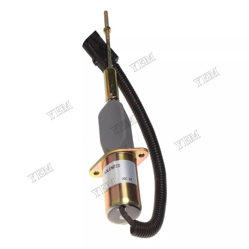 For John Deere Excavator 892ELC 24V Electric Fuel Stop ShutOff Solenoid RE53560