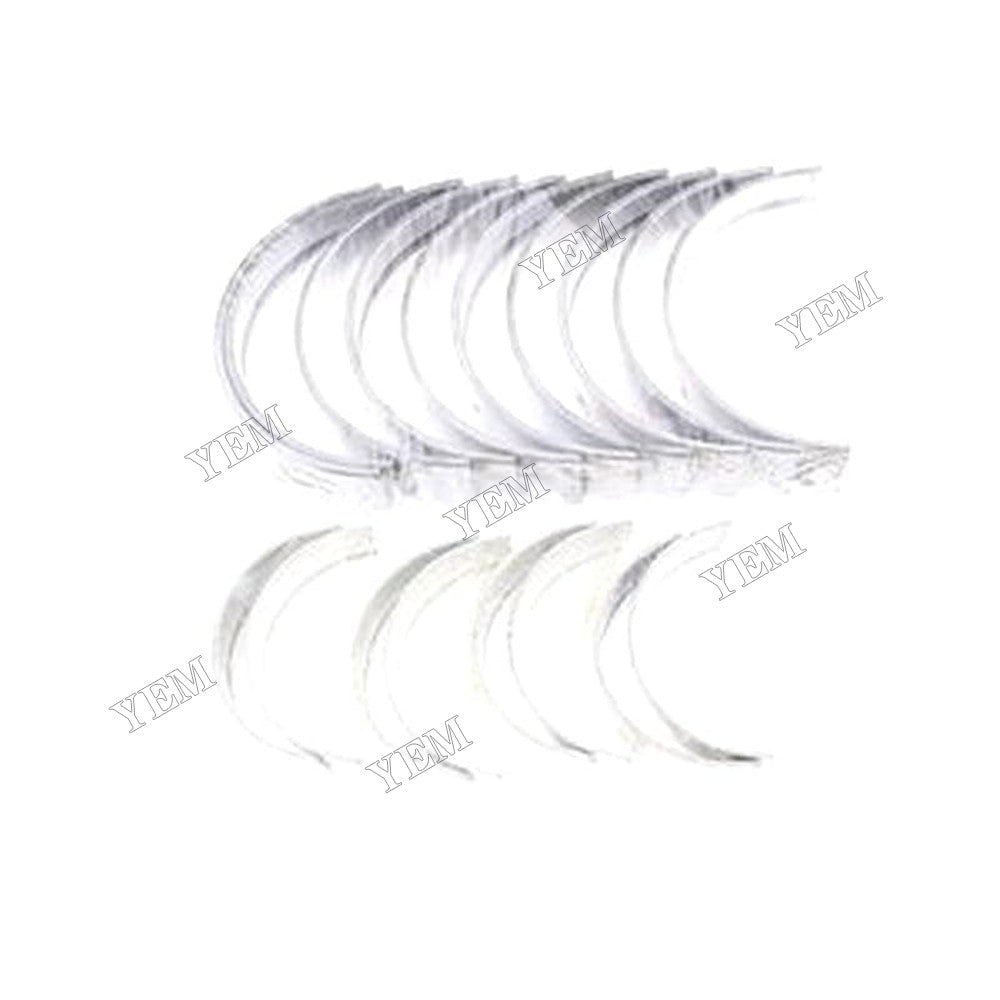 For Kubota Engine V2203 V2203-BG 1 Set Main & Connecting Rod Bearing With Thrust Washer K17311-23480 K17311-22310