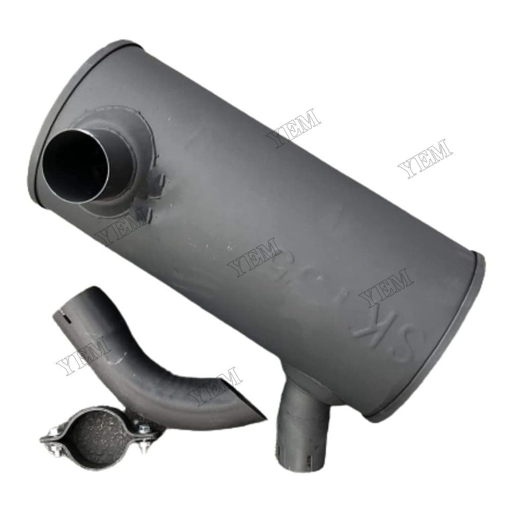 For Kobelco SK135SR SK135SRLC-1E SK135SR-1E SK115SRDZ-1E ED150 SK135SRL ED150-1E SK115SRDZ SK135SRL-1E SK135SRLC Muffler Silencer YX12P00006P3