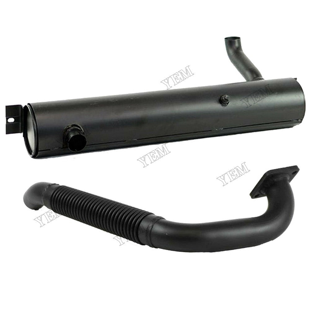 For Kubota Engine V2403MDI Bobcat Loader S130 S150 S175 T140 Muffler 7137824 and Exhaust Pipe 7137825