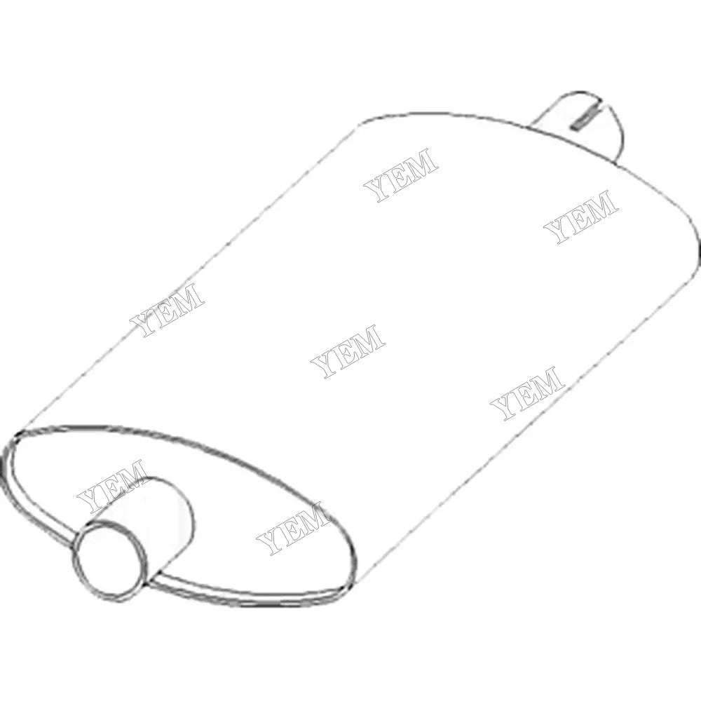 395 480F 495 595 660 695 760 8825 895 Muffler Silencer A173180 for Case For Case