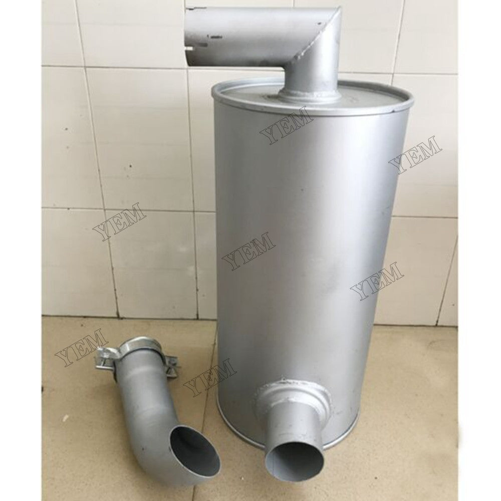 For Hino Engine H06CT Hitachi Excavator EX220 EX270 EX220LC EX270LC EX220-1 EX270-1 EX220LC-1 EX270LC-1 Muffler Silencer 4190984 For Hino
