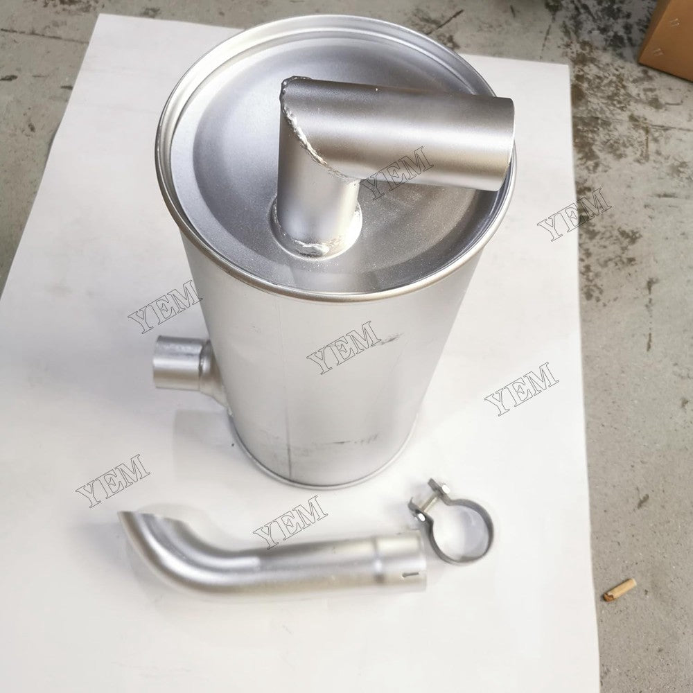 For Isuzu Engine 4BD1 Hitachi Excavator EX100-2 EX100-3 EX100M-2 EX100M-3 Muffler 4255657 For Isuzu