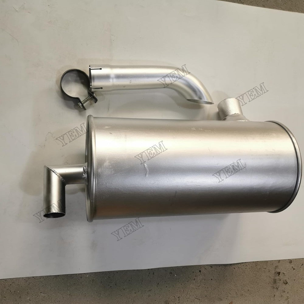 For Isuzu Engine 4BD1 Hitachi Excavator EX100-2 EX100-3 EX100M-2 EX100M-3 Muffler 4255657 For Isuzu