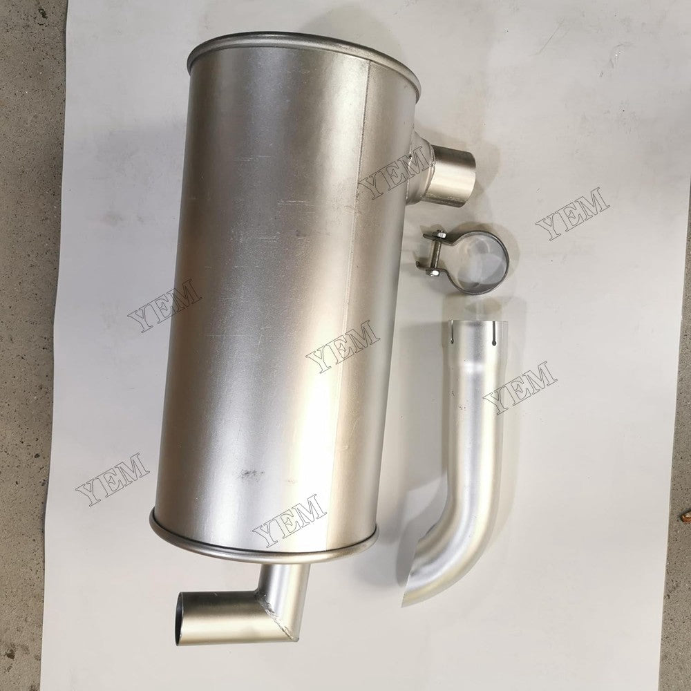 For Isuzu Engine 4BD1 Hitachi Excavator EX100-2 EX100-3 EX100M-2 EX100M-3 Muffler 4255657 For Isuzu