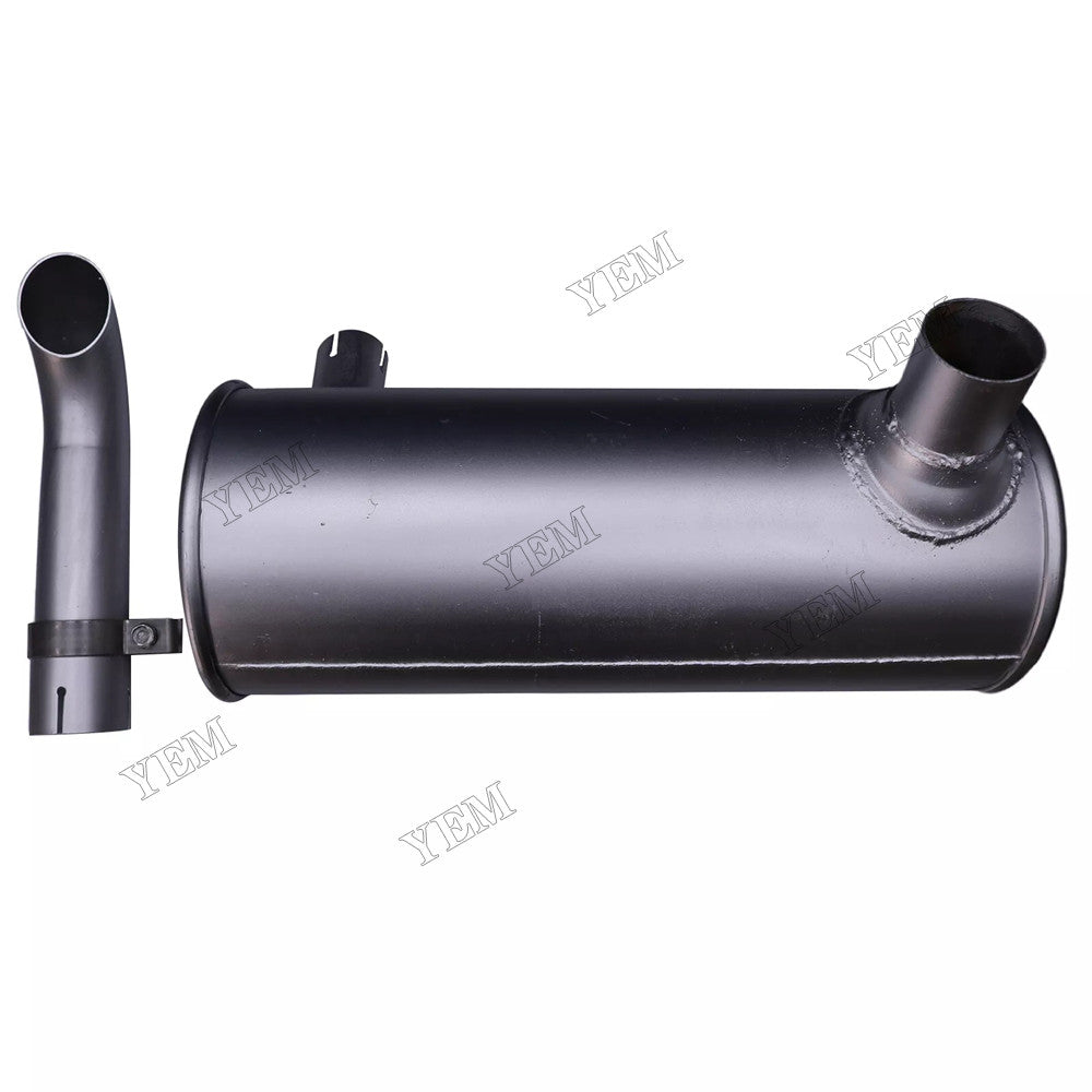 For Hitachi Excavator EX60BUN-5 EX70LCK-5 EX75UR-3 EX75URLC-3 EX80U EX60-5 EX60LC-5 EX80-5 Muffler Silencer 4389278 and Clamp with 2Pcs U-Bolt For Hitachi