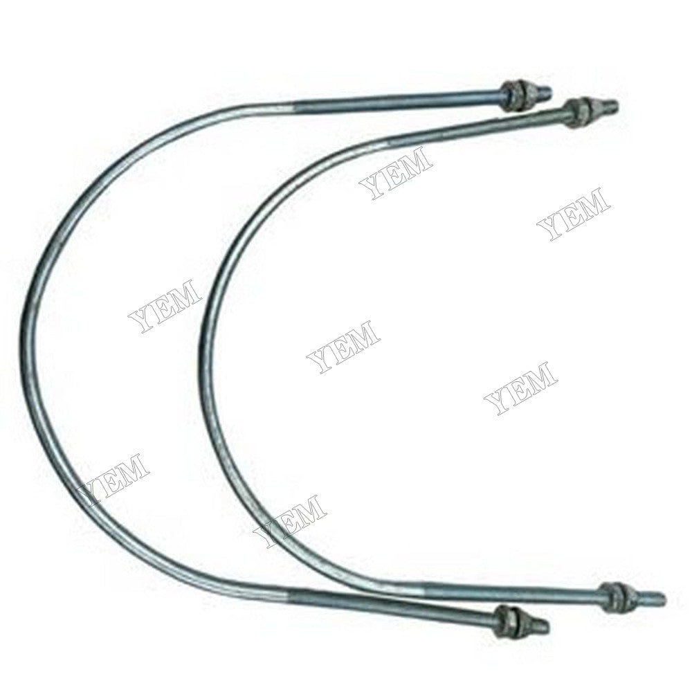 For Hitachi EX60-5 EX75UR-3 EX80U HR240G ZR600TS ZX70 ZX85US-3 2 PCS Muffler U Bolt 4415969 4379801