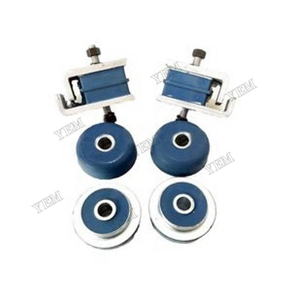 For Hitachi Excavator EX100-2 EX100-3 EX120-3 EX120K-3 1 Set Engine Mounting Rubber Cushion 4177883 4255652