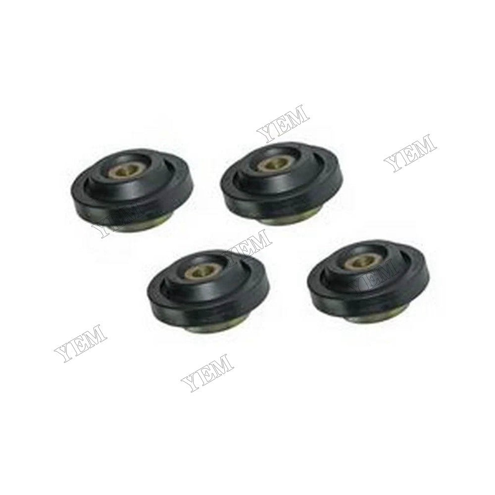 For Caterpillar CAT Engine 3116 3066 Excavator 318C 320B 321C 325C 4 Pcs Mounting Rubber Cushion 109-9350