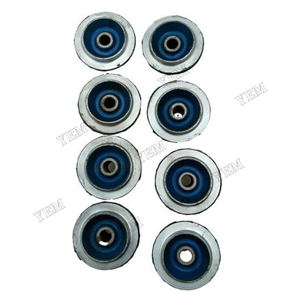 For Mitsubishi Engine S3L2 Caterpillar CAT Excavator 303 303CR 8Pcs Rubber Mount 175-4625 220-9184 For Mitsubishi