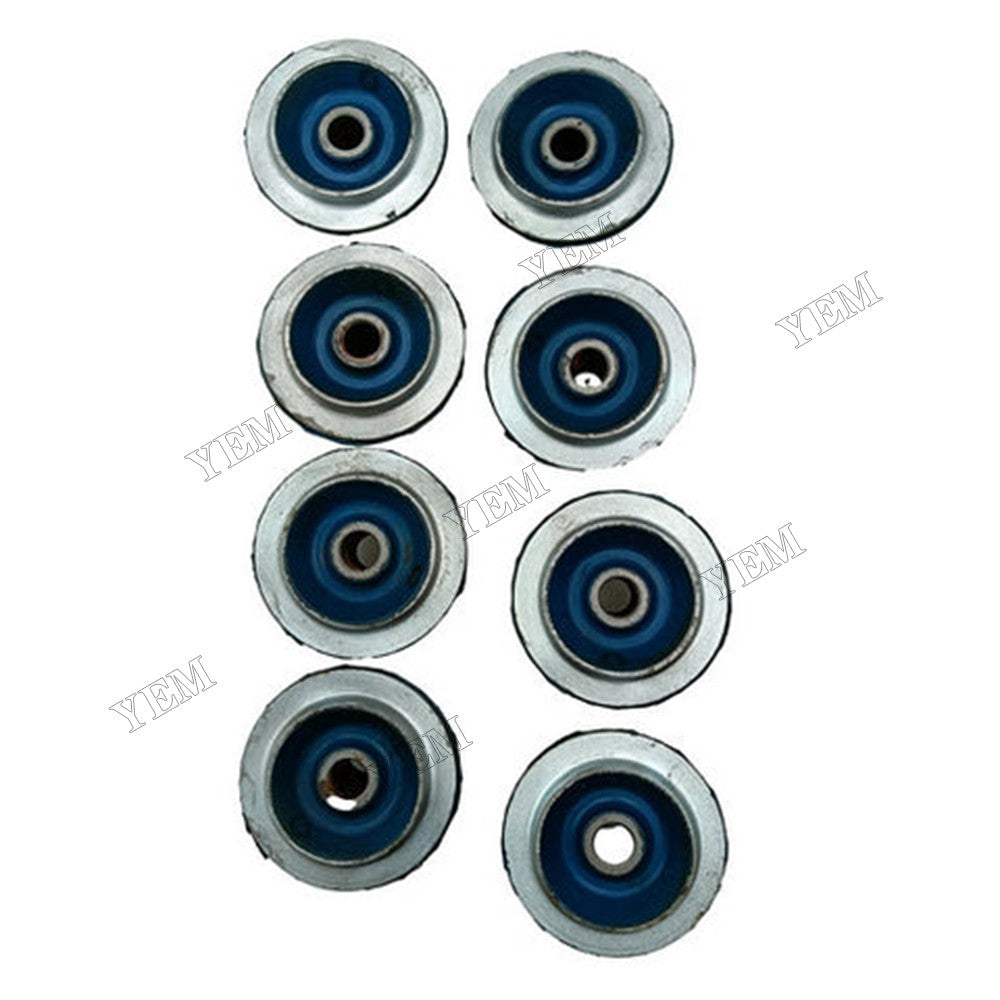 For Mitsubishi Engine S3L2 Caterpillar CAT Excavator 303 303CR 8Pcs Rubber Mount 175-4625 220-9184 For Mitsubishi