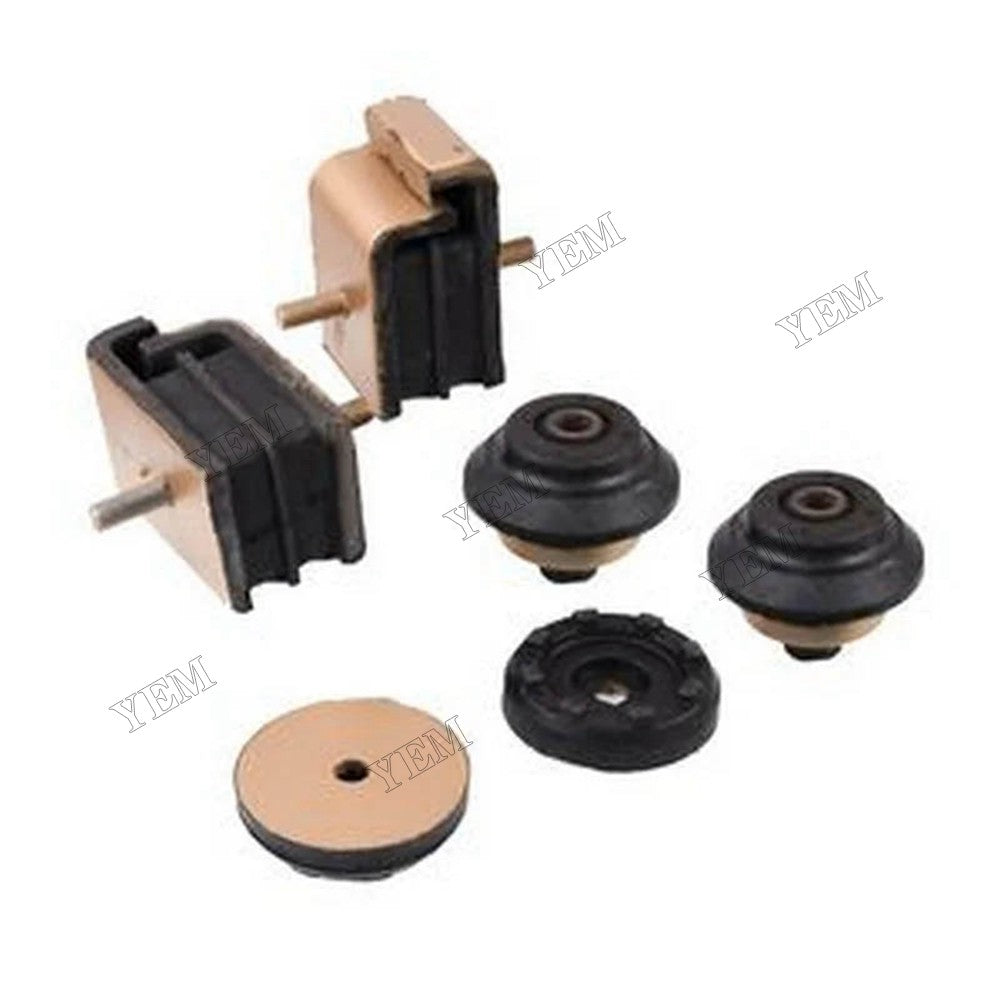 For Isuzu Engine 4BG1 Hitachi Excavator ZX110 ZX120 ZX125US 1 Set Mounting Rubber Cushion 4334526 4426636 4426637