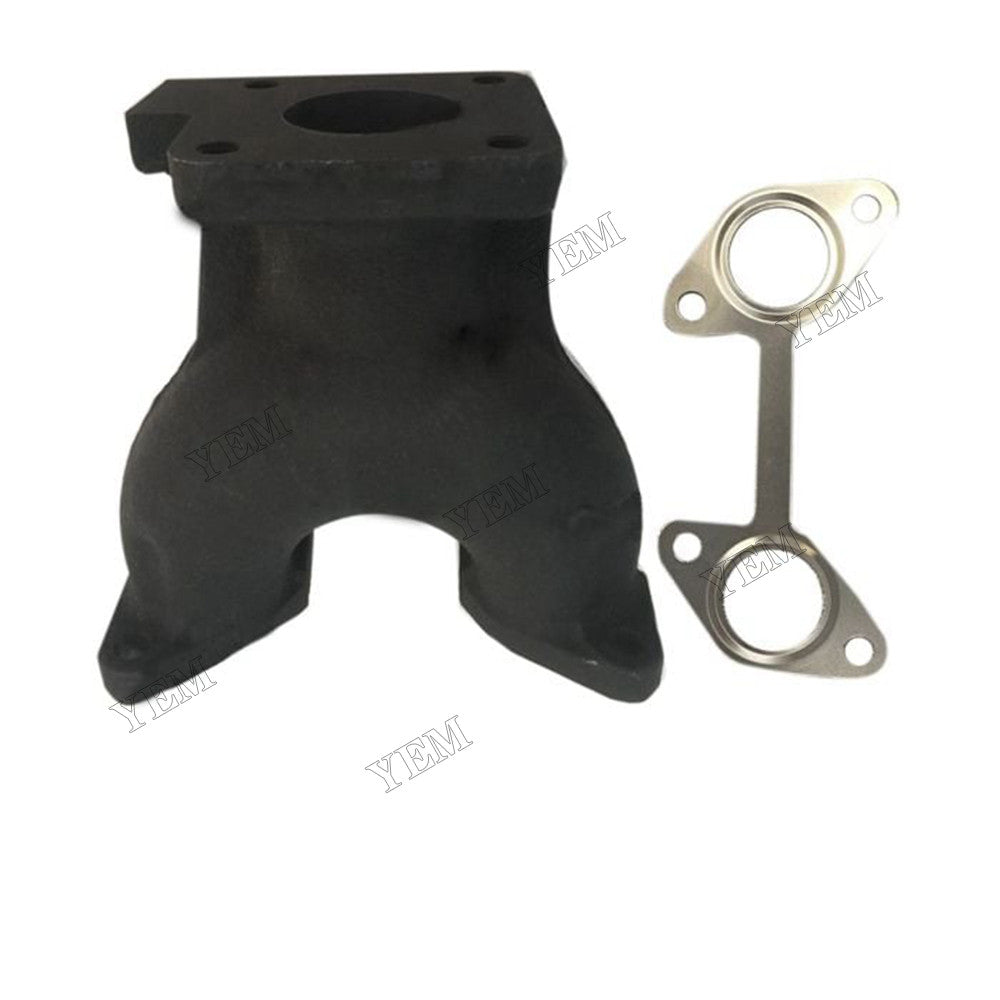 For Kubota Engine Z482 Exhaust Manifold 15841-12313 with Gasket 15841-12350 For Kubota