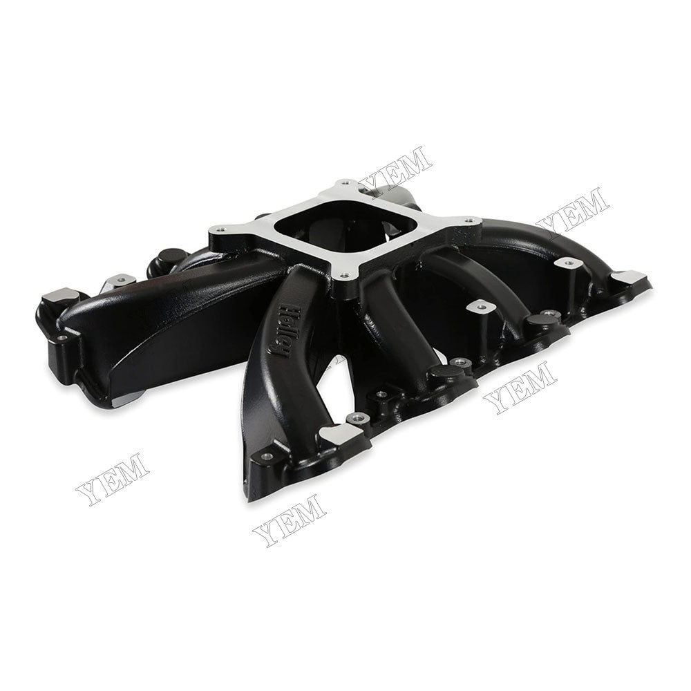 For GM Engine LS1 LS2 LS6 Holley Single Plane Carb Intake Manifold 300-132BK For GM