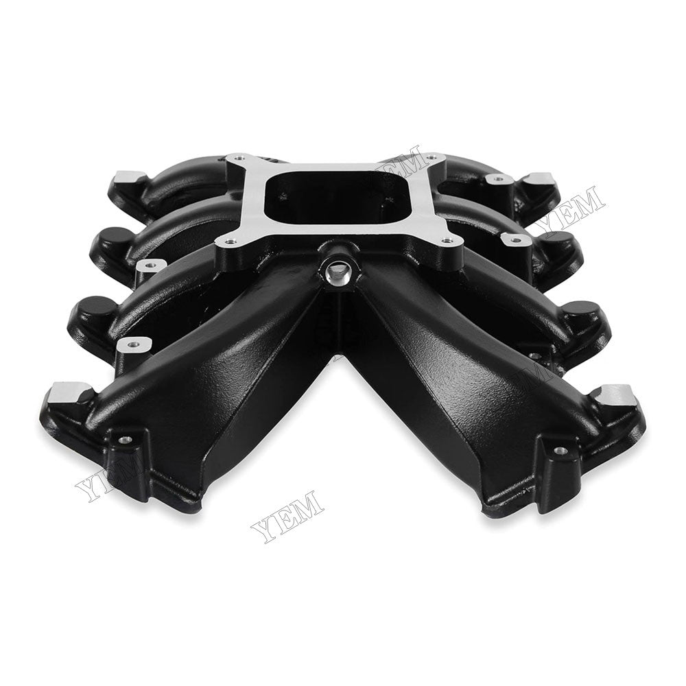 For GM Engine LS1 LS2 LS6 Holley Single Plane Carb Intake Manifold 300-132BK For GM
