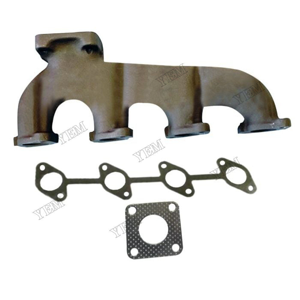 For Kubota Engine V1505 V1305 4 Cylinder Exhaust Manifold 16616-12312 With Gasket For Kubota