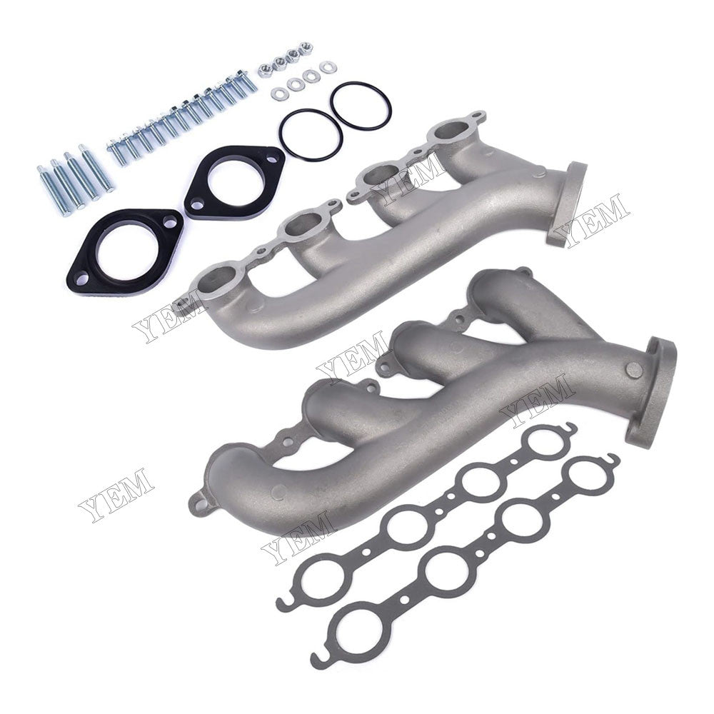 For Chevrolet Engine LS1 LS2 LS3 4.8L 5.3L 6.0L Exhaust Manifold Kit 9988-R-BLEM