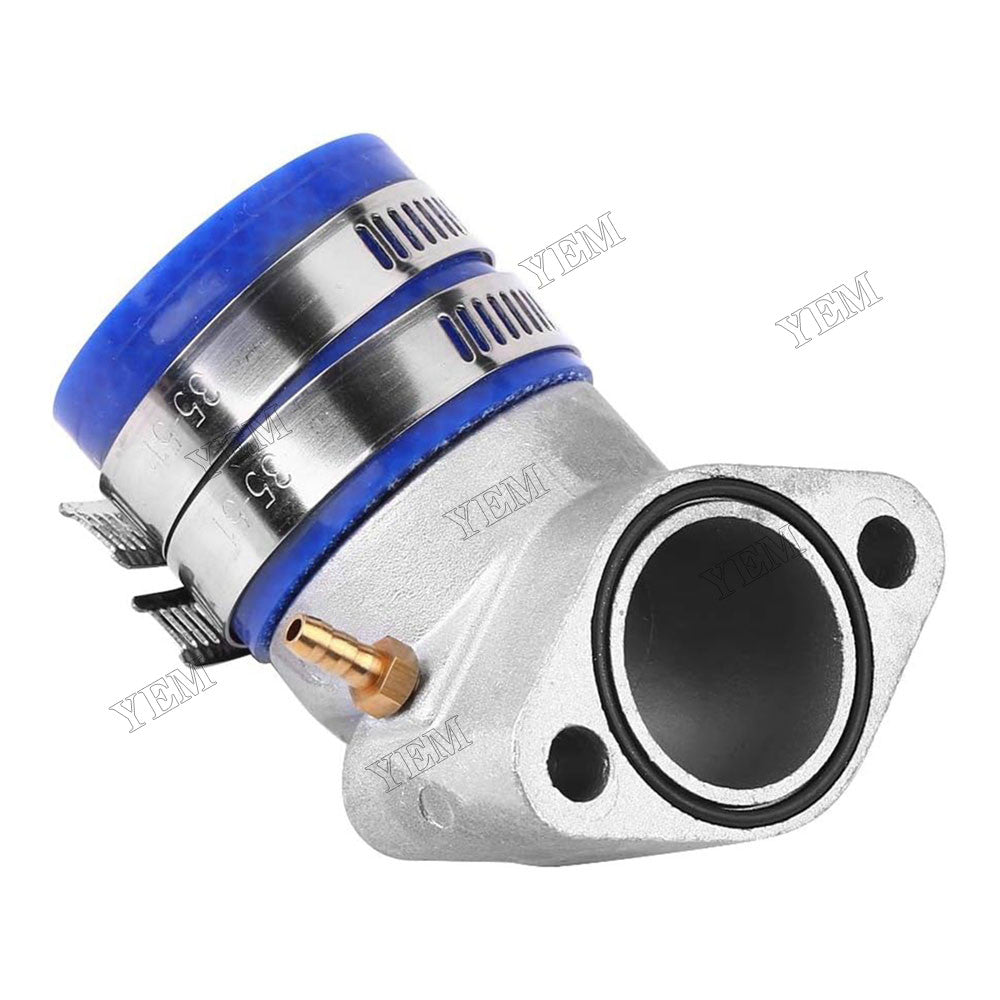 For GY6 Engine QMJ152/157 QMI152/157 Carburetor Aluminum Intake Manifold Boot JA02005 YEMPARTS